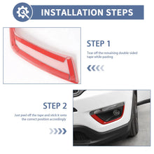 For 2017–2020 Jeep Compass Front Fog Light Lamp Strip Decor Trim – Exterior Accent RT-TCZ