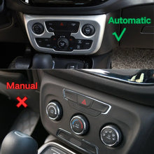 For 2017–2020 Jeep Compass Interior A/C Control Panel Cover Trim – Fits Models with Automatic Climate Control RT-TCZ