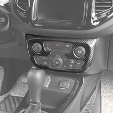 For 2017–2020 Jeep Compass Interior A/C Control Panel Cover Trim – Fits Models with Automatic Climate Control RT-TCZ