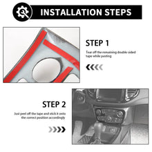 For 2017–2020 Jeep Compass Interior A/C Control Panel Cover Trim – Fits Models with Automatic Climate Control RT-TCZ