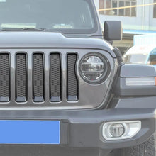 For 2018-2023 Jeep JL Sport Front Grille Insert Ring Trim Decor Ring Cover（Does Not Fit 4XE Variants） RT-TCZ