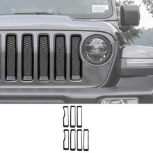 For 2018-2023 Jeep JL Sport Front Grille Insert Ring Trim Decor Ring Cover（Does Not Fit 4XE Variants） RT-TCZ