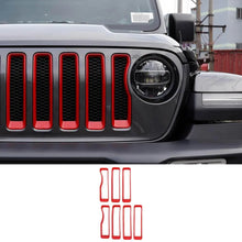For 2018-2023 Jeep JL Sport Front Grille Insert Ring Trim Decor Ring Cover（Does Not Fit 4XE Variants） RT-TCZ
