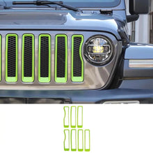 For 2018-2023 Jeep JL Sport Front Grille Insert Ring Trim Decor Ring Cover（Does Not Fit 4XE Variants） RT-TCZ