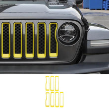 For 2018-2023 Jeep JL Sport Front Grille Insert Ring Trim Decor Ring Cover（Does Not Fit 4XE Variants） RT-TCZ