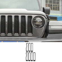 For 2018-2023 Jeep JL Sport Front Grille Insert Ring Trim Decor Ring Cover（Does Not Fit 4XE Variants） RT-TCZ