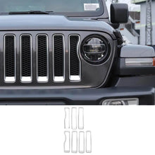 For 2018-2023 Jeep JL Sport Front Grille Insert Ring Trim Decor Ring Cover（Does Not Fit 4XE Variants） RT-TCZ