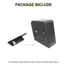 For 2018-2023 Jeep Wrangler JL 4-Door Version Interior Rear Cargo Safe Box Storage Combination Key Lock RT-TCZ