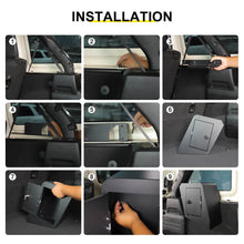 For 2018-2023 Jeep Wrangler JL 4-Door Version Interior Rear Cargo Safe Box Storage Combination Key Lock RT-TCZ