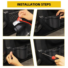 For 2018-2023 Jeep Wrangler JL/Gladiator JT 10 x Co-pilot Grab Bar/ Armrest Box / Gear Gear/ Front And Rear Door Net Replacement Door Map Pocket Storage Box RT-TCZ