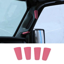 For 2018-2023 Jeep Wrangler JL Gladiator JT 2 Door Pillar A&B Grab Handles Decoration ABS Trim Cover RT-TCZ
