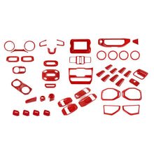 For 2018-2023 Jeep Wrangler JL / Gladiator JT 4 Door--47PCS Inner Center Console, Door, and Roof Cover Trim Kit Set RT-TCZ