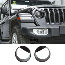 For 2018-2023 Jeep Wrangler JL Gladiator JT Angry Eyes Front Headlight Bezels Trim RT-TCZ