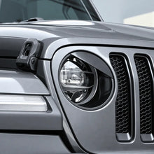 For 2018-2023 Jeep Wrangler JL Gladiator JT Angry Eyes Front Headlight Bezels Trim RT-TCZ