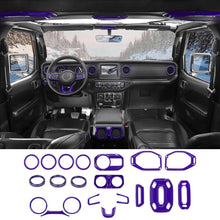 For 2018-2023 Jeep Wrangler JL JLU Gladiator JT 20PCS Full Set Interior Cover Trim Kit RT-TCZ