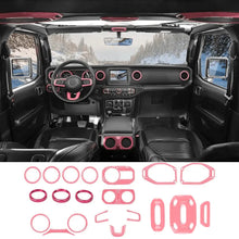For 2018-2023 Jeep Wrangler JL JLU Gladiator JT 20PCS Full Set Interior Cover Trim Kit RT-TCZ