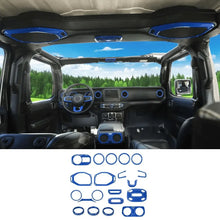 For 2018-2023 Jeep Wrangler JL JLU Gladiator JT 20PCS Full Set Interior Cover Trim Kit RT-TCZ