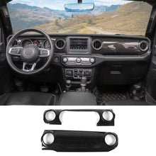 For 2018-2023 Jeep Wrangler JL JLU Interior Cover Trim Full Set Available Separately Carbon Fiber RT-TCZ