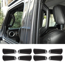 For 2018-2023 Jeep Wrangler JL JLU Interior Cover Trim Full Set Available Separately Carbon Fiber RT-TCZ