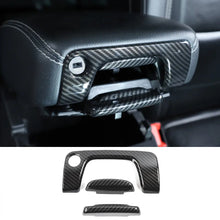 For 2018-2023 Jeep Wrangler JL JLU Interior Cover Trim Full Set Available Separately Carbon Fiber RT-TCZ