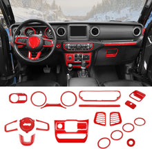 For 2018-2023 Jeep Wrangler JL JLU & Gladiator JT 22PCS Interior Trim Cover Kit Full Set RT-TCZ
