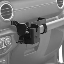 For 2018-2023 Jeep Wrangler JL JLU & Gladiator JT Passenger Co-Pilot Grab Bar Phone Mount Drink Cup Storage Tray RT-TCZ