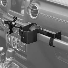 For 2018-2023 Jeep Wrangler JL JLU & Gladiator JT Passenger Co-Pilot Grab Bar Phone Mount Drink Cup Storage Tray RT-TCZ