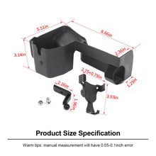 For 2018-2023 Jeep Wrangler JL JLU & Gladiator JT Passenger Co-Pilot Grab Bar Phone Mount Drink Cup Storage Tray RT-TCZ