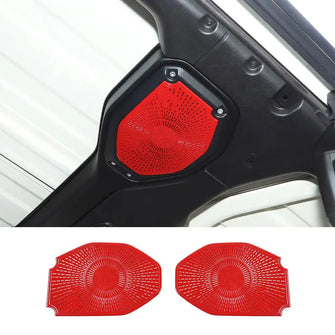 For 2018-2023 Jeep Wrangler JL JLU & Gladiator JT Top Speaker Audio Panel Trim Cover RT-TCZ