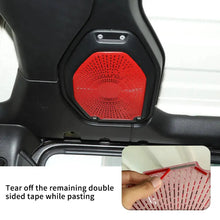 For 2018-2023 Jeep Wrangler JL JLU & Gladiator JT Top Speaker Audio Panel Trim Cover RT-TCZ