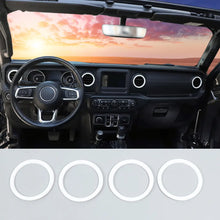 For 2018-2023 Jeep Wrangler JL JLU &Gladiator JT Air Vents Bezel Cover Trim RT-TCZ