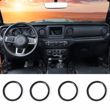 For 2018-2023 Jeep Wrangler JL JLU &Gladiator JT Air Vents Bezel Cover Trim RT-TCZ