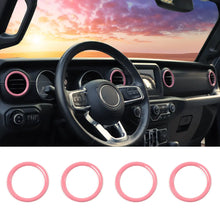 For 2018-2023 Jeep Wrangler JL JLU &Gladiator JT Air Vents Bezel Cover Trim RT-TCZ