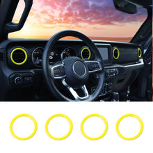 For 2018-2023 Jeep Wrangler JL JLU &Gladiator JT Air Vents Bezel Cover Trim RT-TCZ