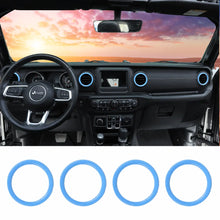 For 2018-2023 Jeep Wrangler JL JLU &Gladiator JT Air Vents Bezel Cover Trim RT-TCZ
