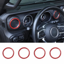 For 2018-2023 Jeep Wrangler JL JLU &Gladiator JT Air Vents Bezel Cover Trim RT-TCZ