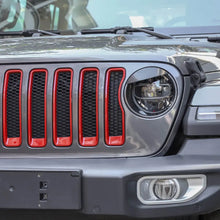 For 2018-2023 Jeep Wrangler JL Premium Edition Front Grill Grille Inserts Ring Trim (Premium Edition) RT-TCZ