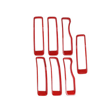 For 2018-2023 Jeep Wrangler JL Premium Edition Front Grill Grille Inserts Ring Trim (Premium Edition) RT-TCZ