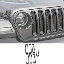 For 2018-2023 Jeep Wrangler JL Premium Edition Front Grill Grille Inserts Ring Trim (Premium Edition) RT-TCZ