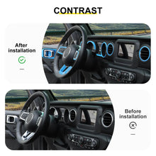 For 2018-2023 Jeep Wrangler JL & Gladiator JT 2-Door Interior Center Console Trim Cover Kit (24 pcs) RT-TCZ