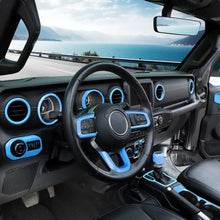 For 2018-2023 Jeep Wrangler JL & Gladiator JT 2-Door Interior Center Console Trim Cover Kit (24 pcs) RT-TCZ