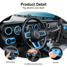For 2018-2023 Jeep Wrangler JL & Gladiator JT 2-Door Interior Center Console Trim Cover Kit (24 pcs) RT-TCZ