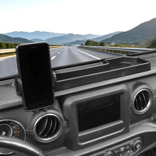 For 2018-2023 Jeep Wrangler JL & Gladiator JT 4Xe Dash Phone Holder Mount Bracket Storage Tray (2 pcs) RT-TCZ