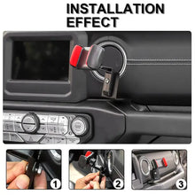 For 2018-2023 Jeep Wrangler JL & Gladiator JT Cell Phone Holder Walkie Talkie Stand Mount Bracket RT-TCZ