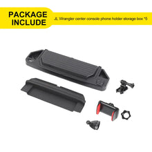 For 2018-2023 Jeep Wrangler JL & Gladiator JT Center Console Dash Phone Holder Bracket Storage Box Tray RT-TCZ