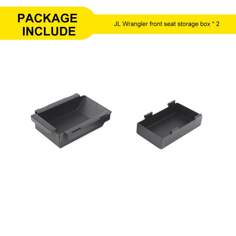 For 2018-2023 Jeep Wrangler JL & Gladiator JT Front Seat Storage