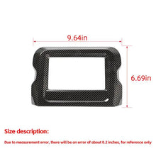 For 2018-2023 Jeep Wrangler JL & Gladiator JT GPS Navigation Panel Cover Trim (Not Fit Rubicon) RT-TCZ
