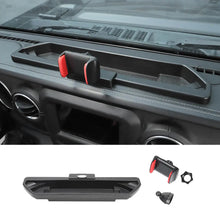 For 2018-2023 Jeep Wrangler JL & Gladiator JT Inner Center Dash Phone Holder Bracket Storage Tray Cover RT-TCZ