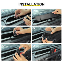 For 2018-2023 Jeep Wrangler JL & Gladiator JT Inner Center Dash Phone Holder Bracket Storage Tray Cover RT-TCZ