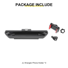 For 2018-2023 Jeep Wrangler JL & Gladiator JT Inner Center Dash Phone Holder Bracket Storage Tray Cover RT-TCZ